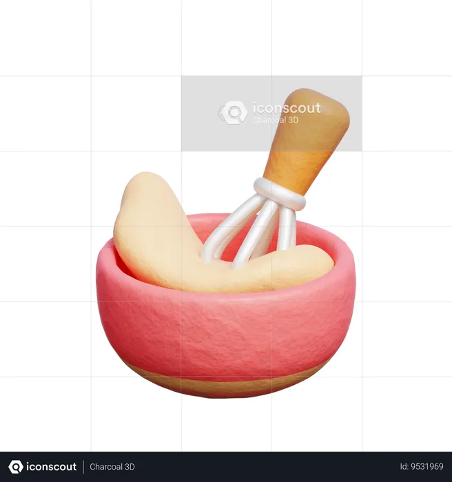 Dough Shaker  3D Icon