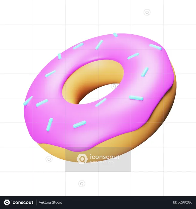 Doughnut  3D Icon