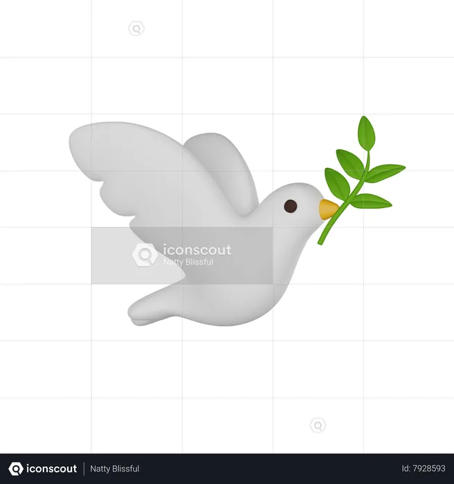Dove Of Peace  3D Icon