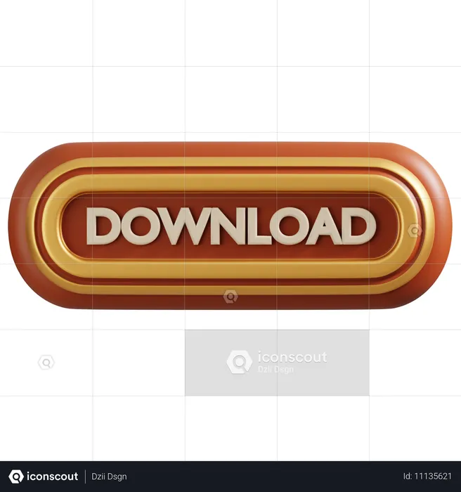 Download button  3D Icon