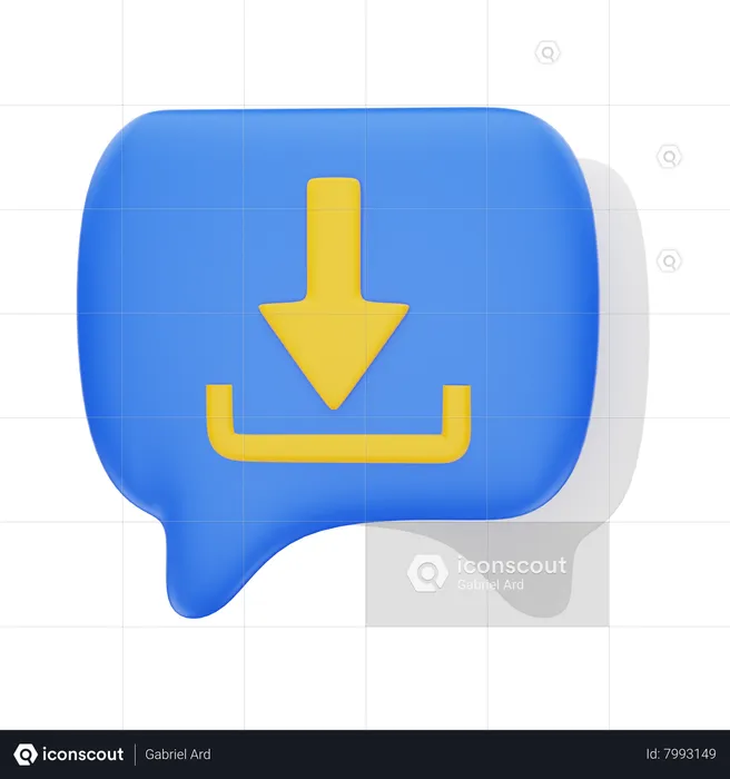 Download Chat  3D Icon