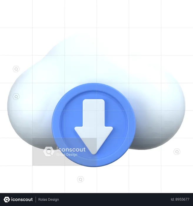 Download na nuvem  3D Icon