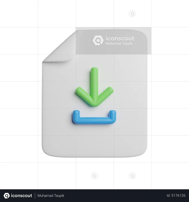 Download File  3D Icon