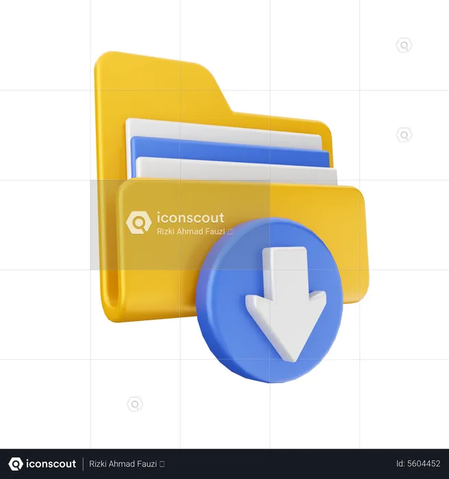 Download Ordner  3D Icon