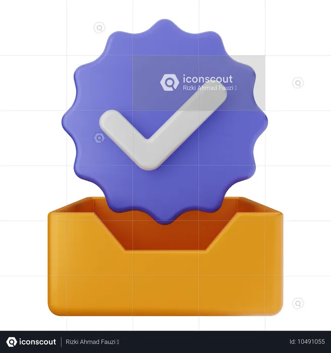 Verificação de download  3D Icon