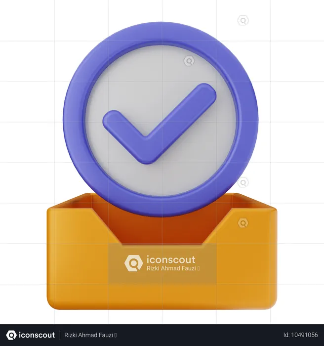 Verificação de download  3D Icon