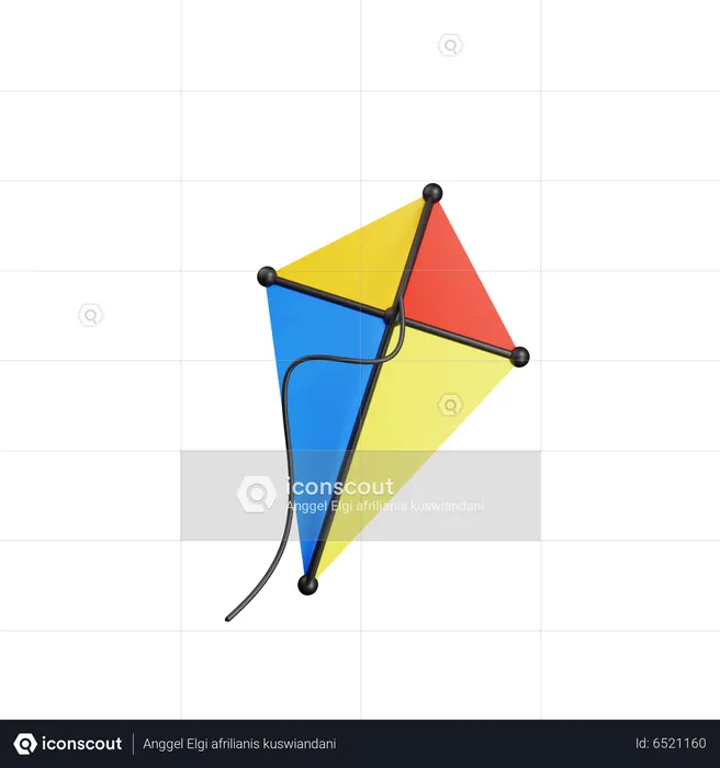 Drachen steigen lassen  3D Icon
