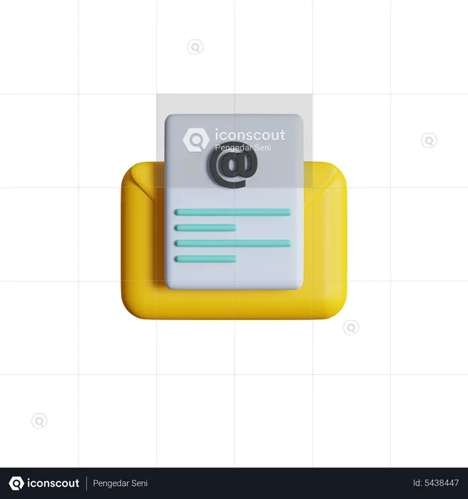 Draft Mail  3D Icon