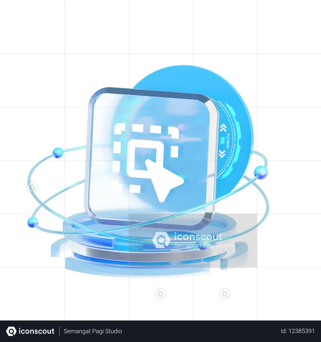 Drag And Drop  3D Icon