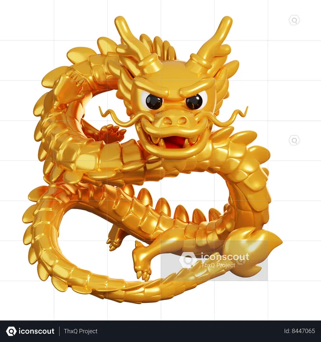 Dragon chinois  3D Icon