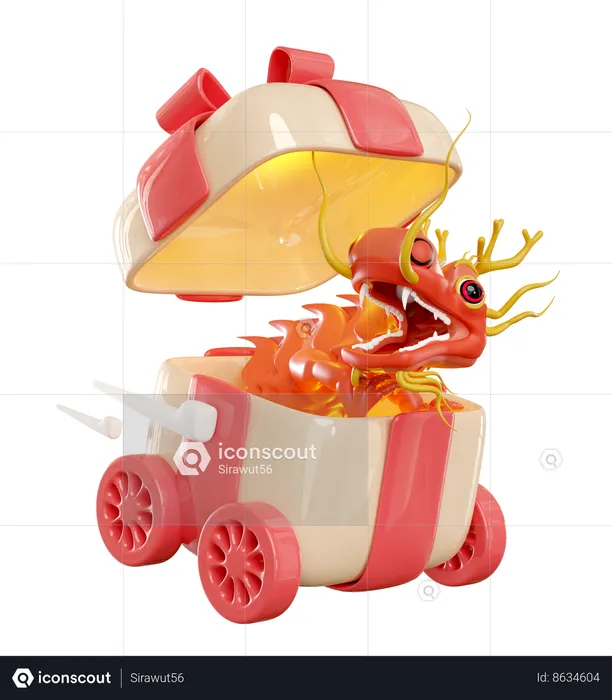 Dragon Gift  3D Icon