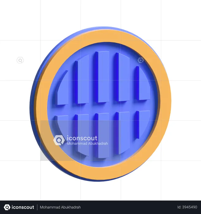 Drainage Manhole  3D Illustration