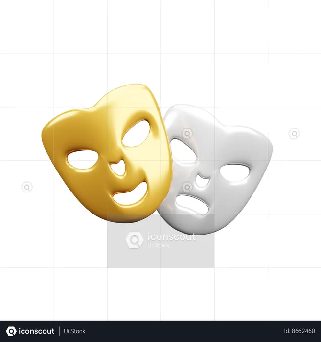 Drama  3D Icon