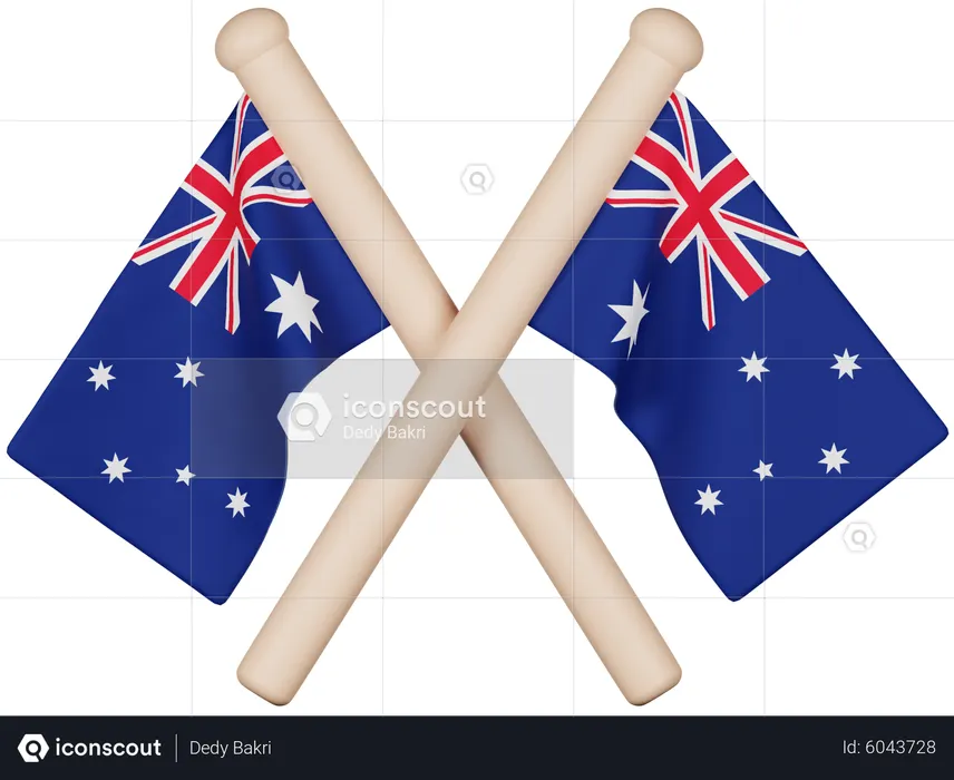 Drapeau de l'australie Flag 3D Icon