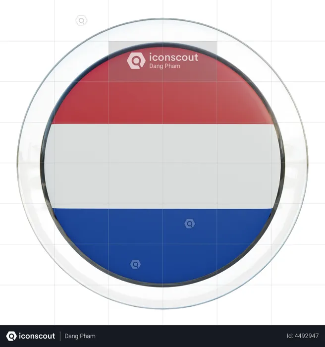 Drapeau des Pays-Bas Flag 3D Flag