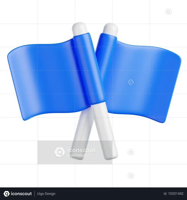 Drapeau portatif  3D Icon