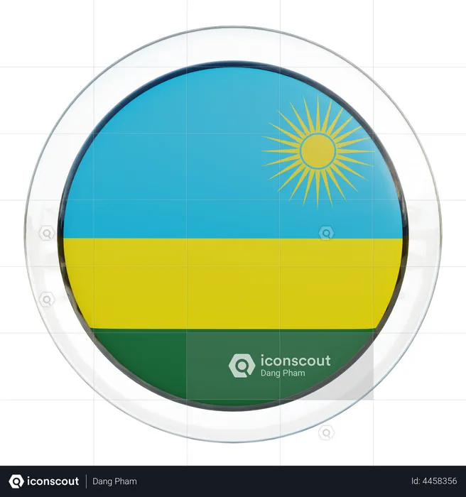 Drapeau rwandais Flag 3D Flag