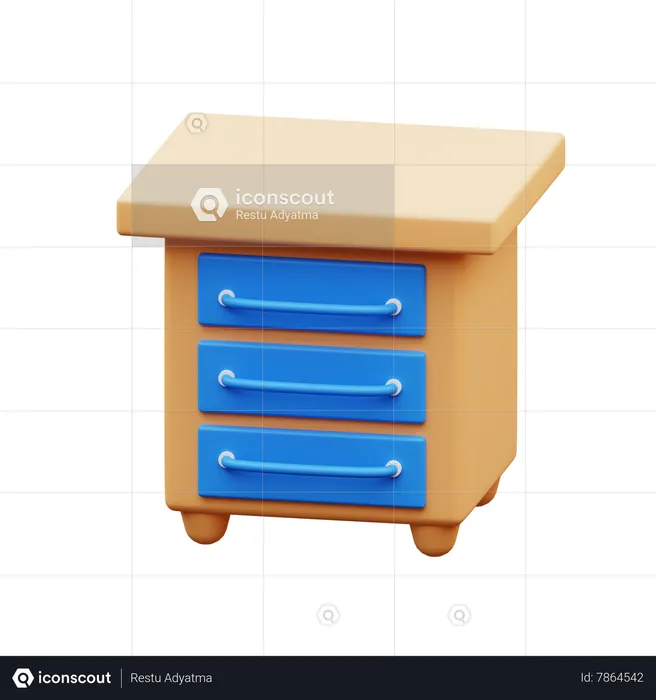 Drawer  3D Icon