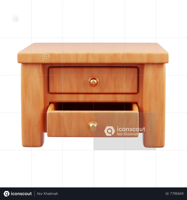 Drawer  3D Icon