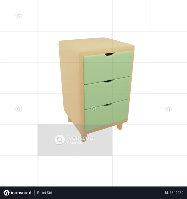 Drawer  3D Icon