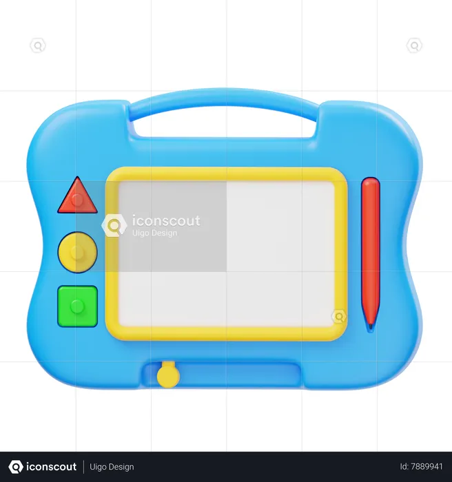 Drawing Board Toy  3D Icon