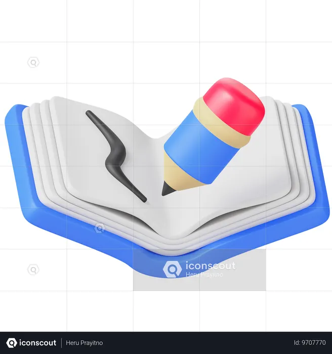 그림책  3D Icon