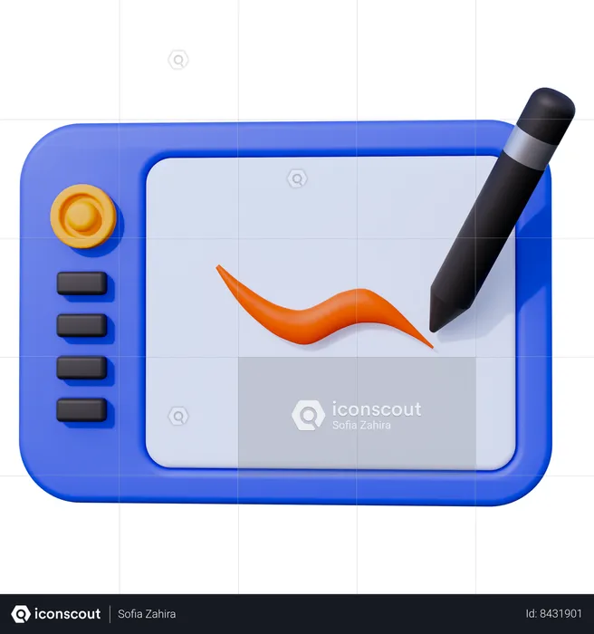 Drawing Tablet  3D Icon