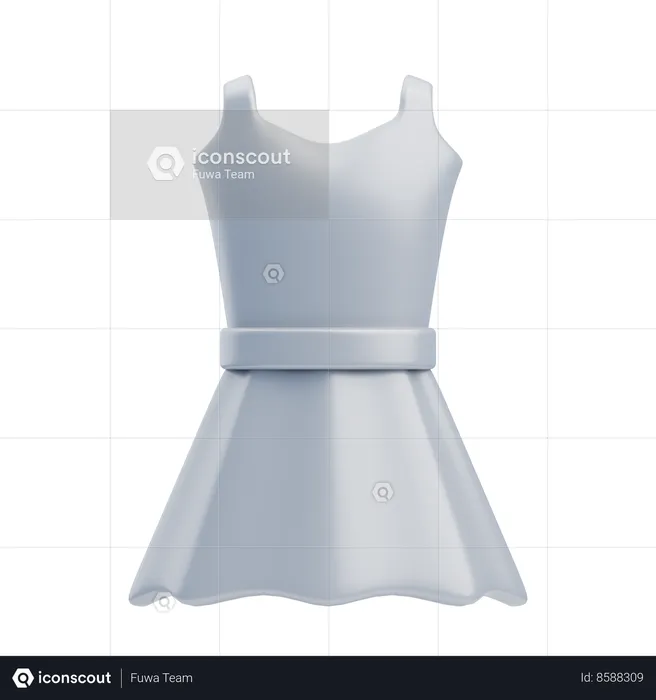 Dress  3D Icon