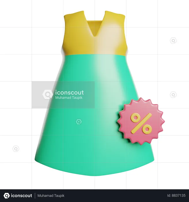 Dress  3D Icon