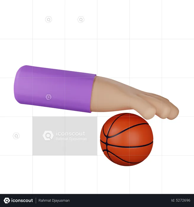 Dribbling Ball  3D Icon