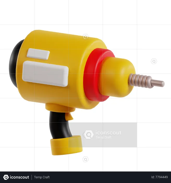 Drilling Machine  3D Icon