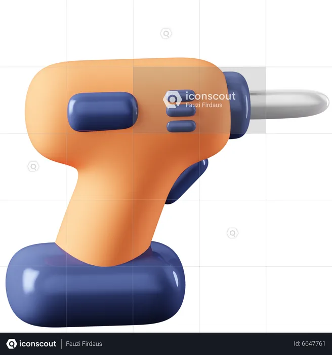 Drilling Machine  3D Icon