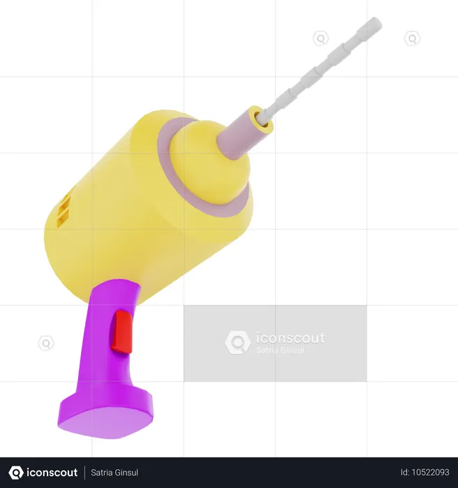 Drilling machine  3D Icon