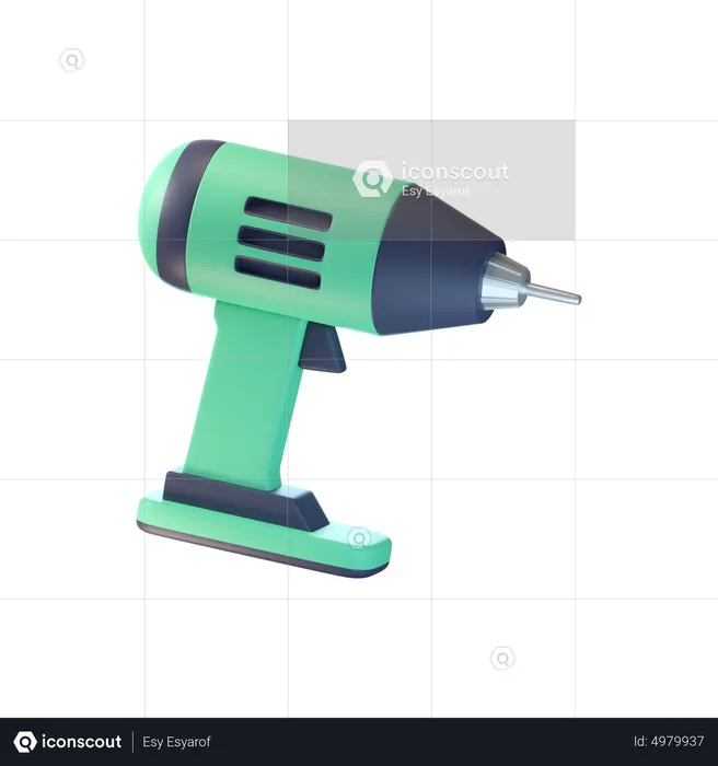 Drilling Machine  3D Icon