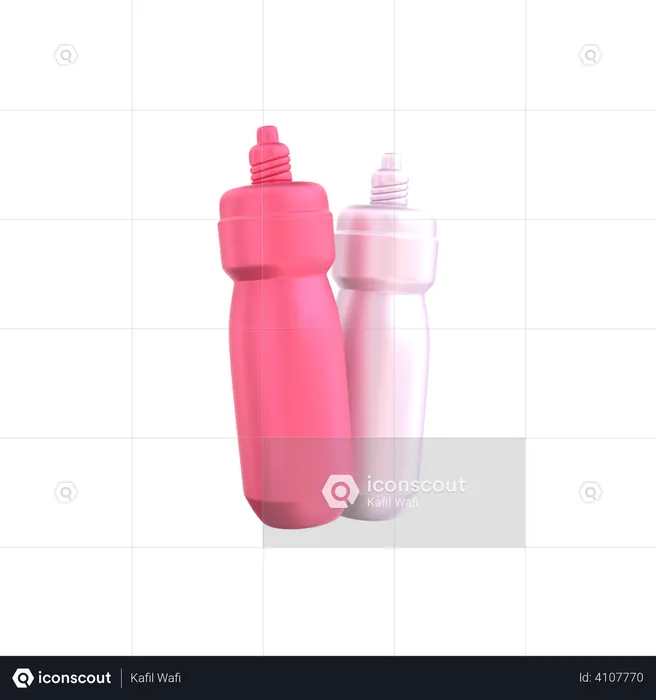 Drink bottle  3D Illustration
