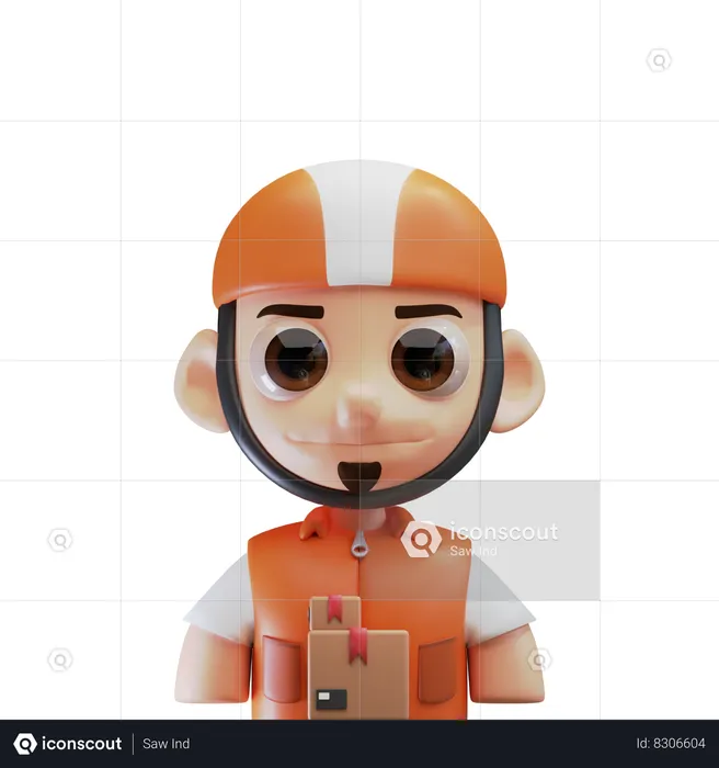 Driver Delivery  3D Icon