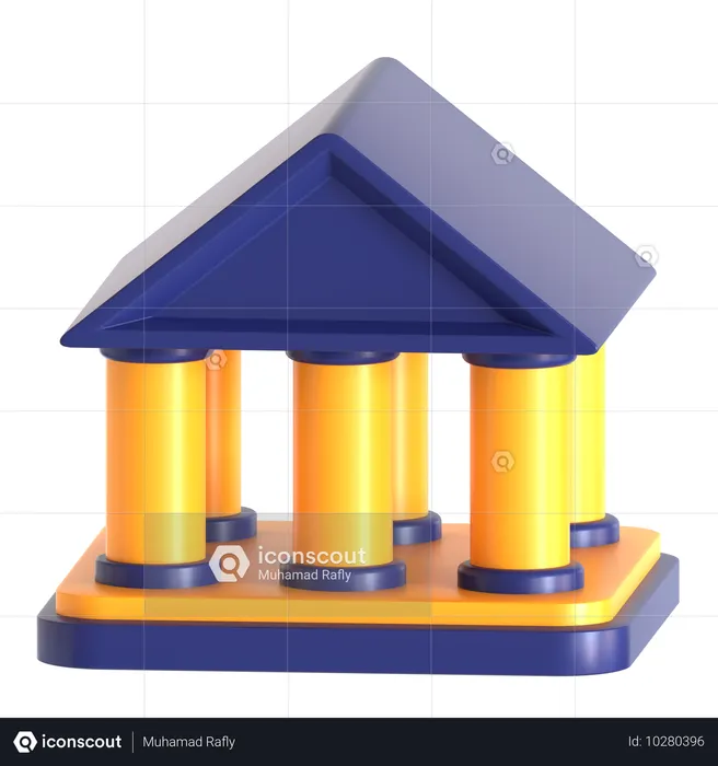 Palais de justice  3D Icon