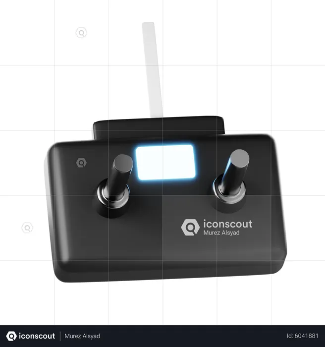 Control remoto drone  3D Icon