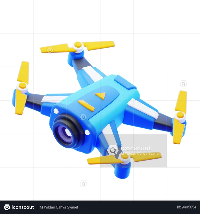 DRONE  3D Icon