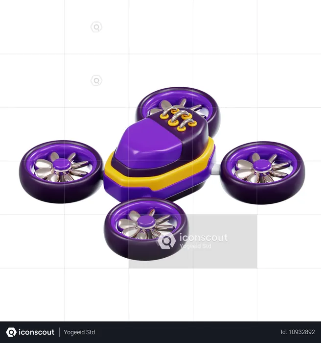 Drone  3D Icon