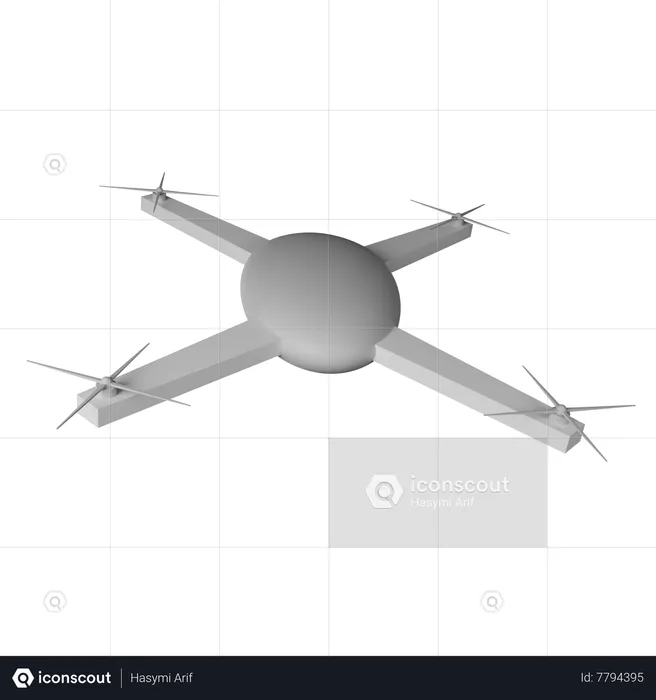 Drone  3D Icon