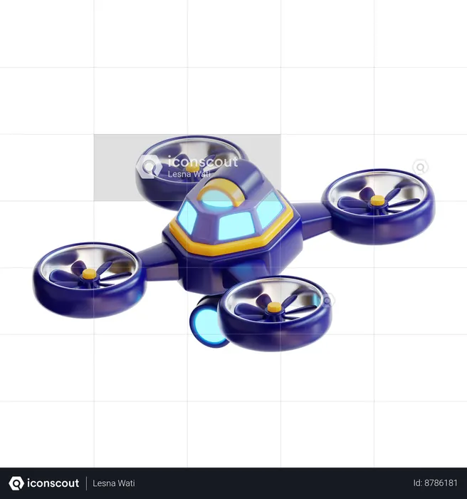 Drone  3D Icon