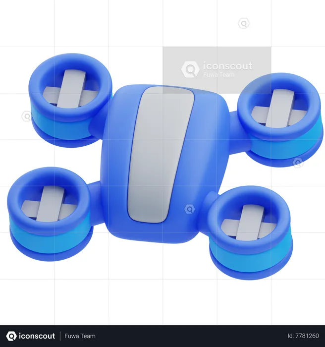 Drone  3D Icon