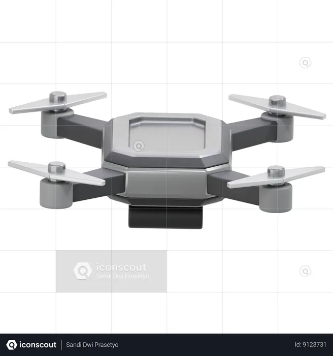 Drone  3D Icon