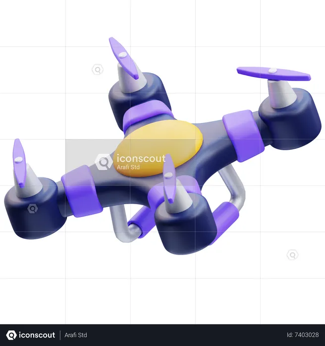 Drone  3D Icon