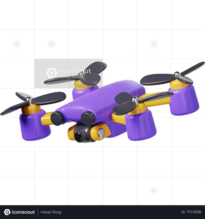 Drone  3D Icon