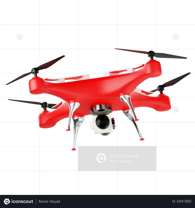 Drone Camera  3D Icon