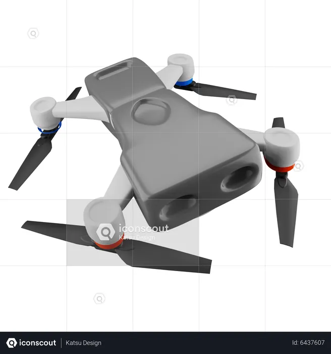 Drone Camera  3D Icon