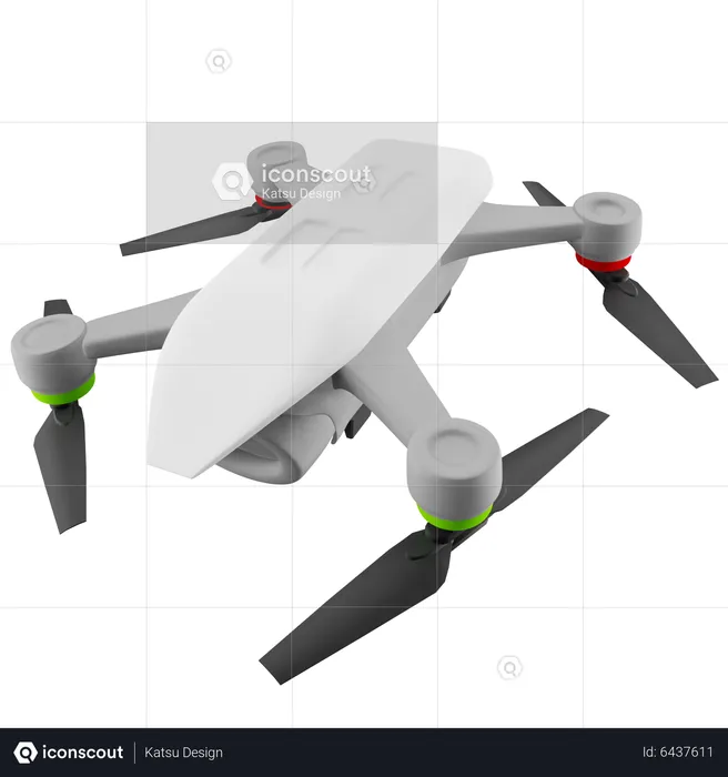 Caméra drone  3D Icon