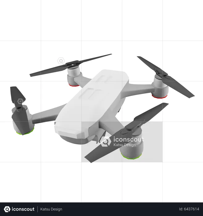 Caméra drone  3D Icon